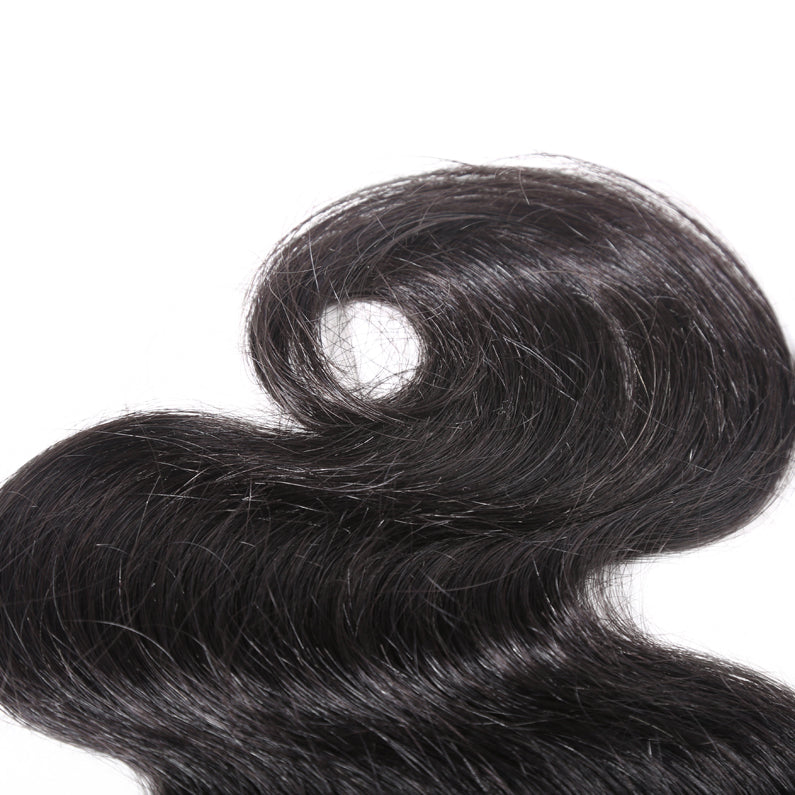 XBL Hair 13x4 Transparent Lace Frontal Body Wave Small Knots Pre-plucked Hairline