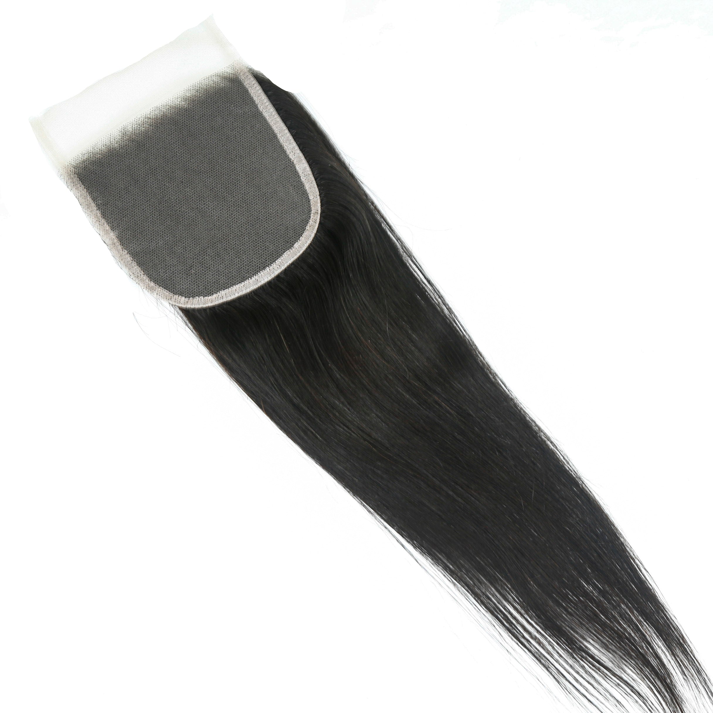 XBL Hair 5x5 Transparent Lace Closure Straight Small Knots 100% Human Hair