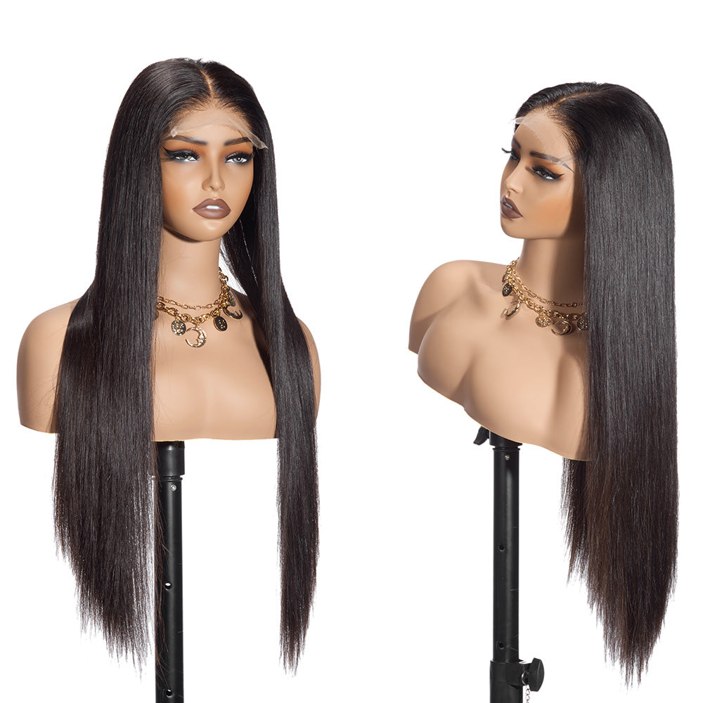 XBL Hair Straight Lace Closure Wig 4x4/5x5/6x6 HD Lace Closure Wig Pre-plucked Straight Human Hair Wig