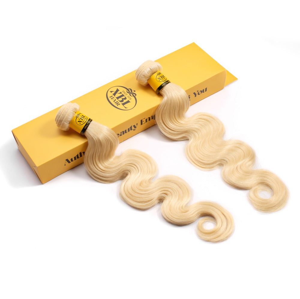 Miss Flawless 613 Blonde Raw Body Wave Hair High Density xblhair Dye any Color