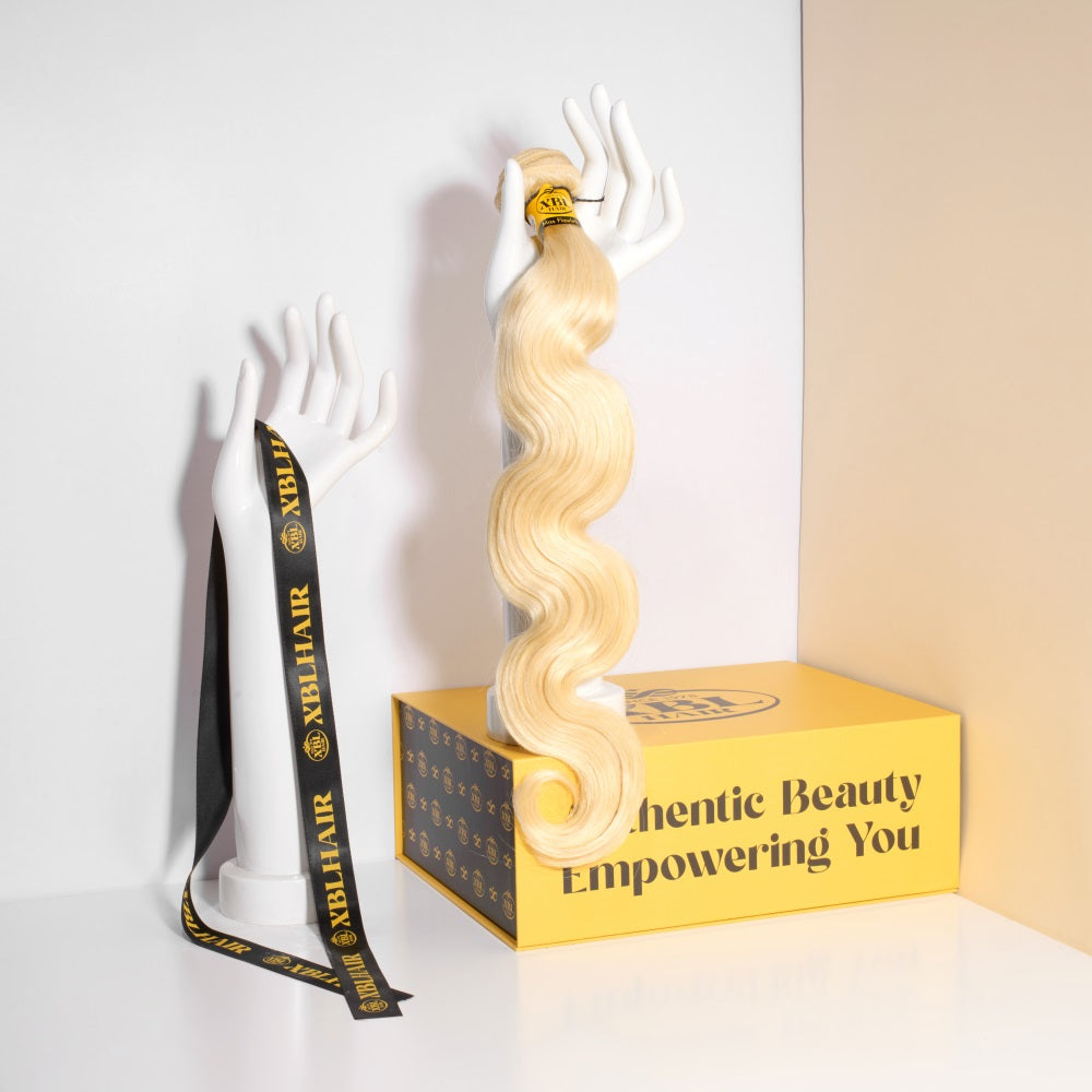 Miss Flawless 613 Blonde Raw Body Wave Hair High Density xblhair Dye any Color