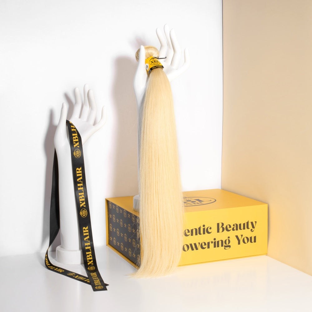 Miss Flawless 613 Blonde Raw Straight Hair High Density xblhair Dye any Color
