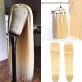 XBL Hair #613 Blonde Straight Hair 3 Bundles with 5x5 HD Closure