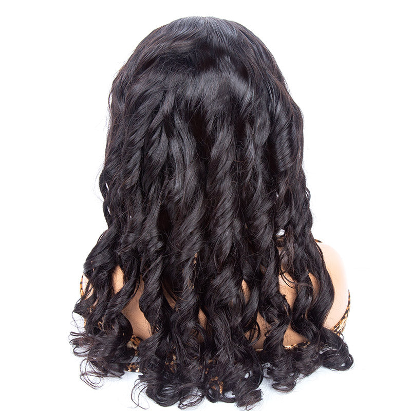 XBL Hair Bleached Small Knots Heavy Density Loose Wave 4x4/5x5/6x6 HD Lace Closure Wig