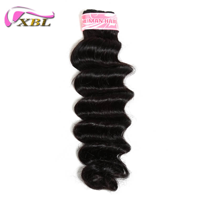 Miss Pretty Hair Loose Deep Brazilian Human Hair Bundles Weave