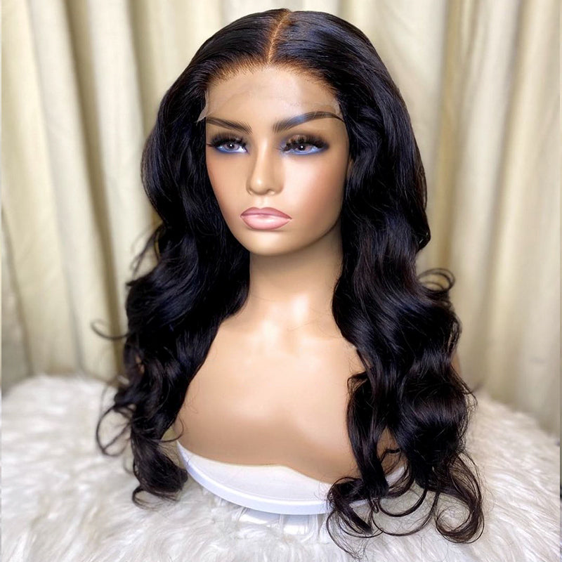 XBLhair Body Wave Glueless Ready to Go Wig 5x5 HD Cloure Wig With Small Knots and Preplucked Hairline
