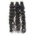 XBL Hair Unprocessed Raw Virgin Tape ins Indian Water Wave Tape In Hair Extensions 100% Human Hair