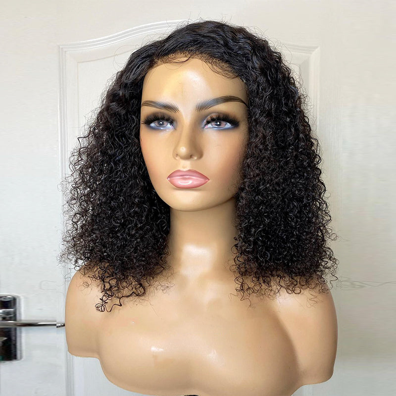 XBLhair Curly Wave Glueless Ready to Go Wig 5x5 HD Cloure Wig With Small Knots and Preplucked Hairline