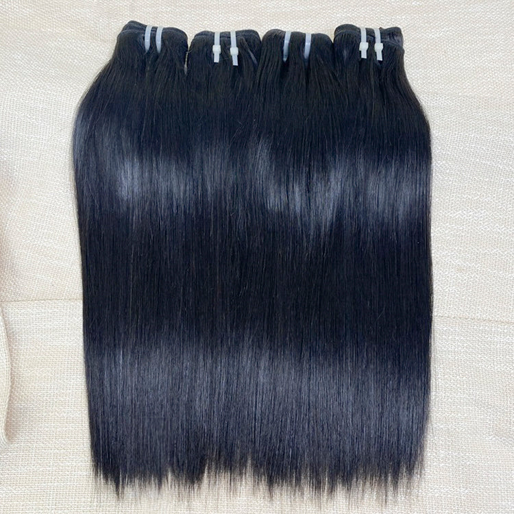 XBLhair Miss Flawless  3 Bundles Raw Hair Natural Straight Single Donor Hair Human Hair Extension