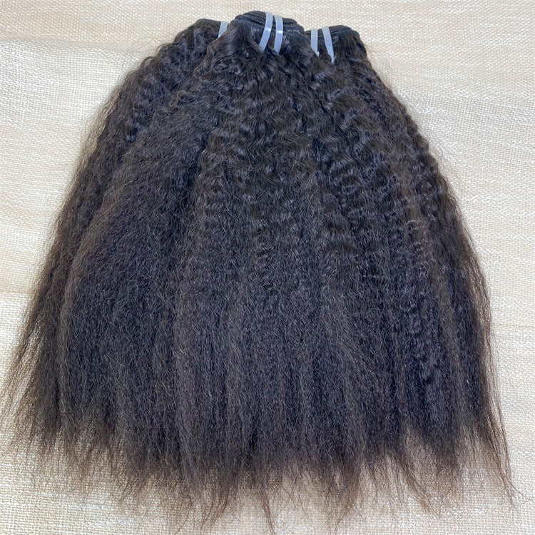 XBLhair Miss Flawless Raw Hair Kinky Straight Vietnam Human Hair Bundles From Single Donor
