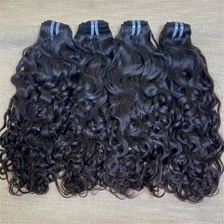 XBLhair Miss Flawless Raw Hair Water Wave  Human Hair Bundles Weft 3 Bundles 300g