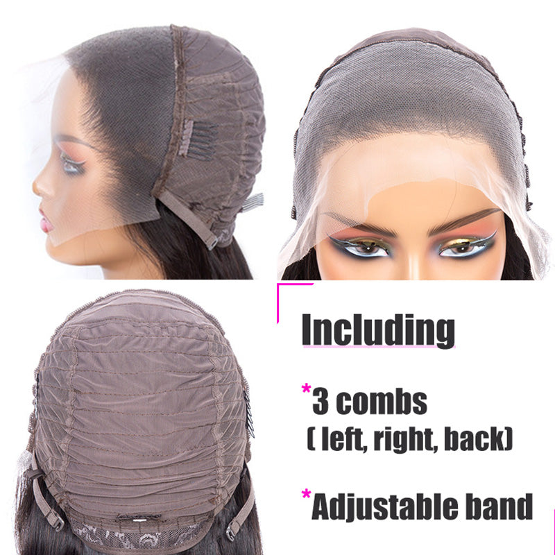 XBL Hair Deep Wave Wig 13x4/13x6 HD Lace Frontal Wig Can Make Deep Part Bleached Small Knots