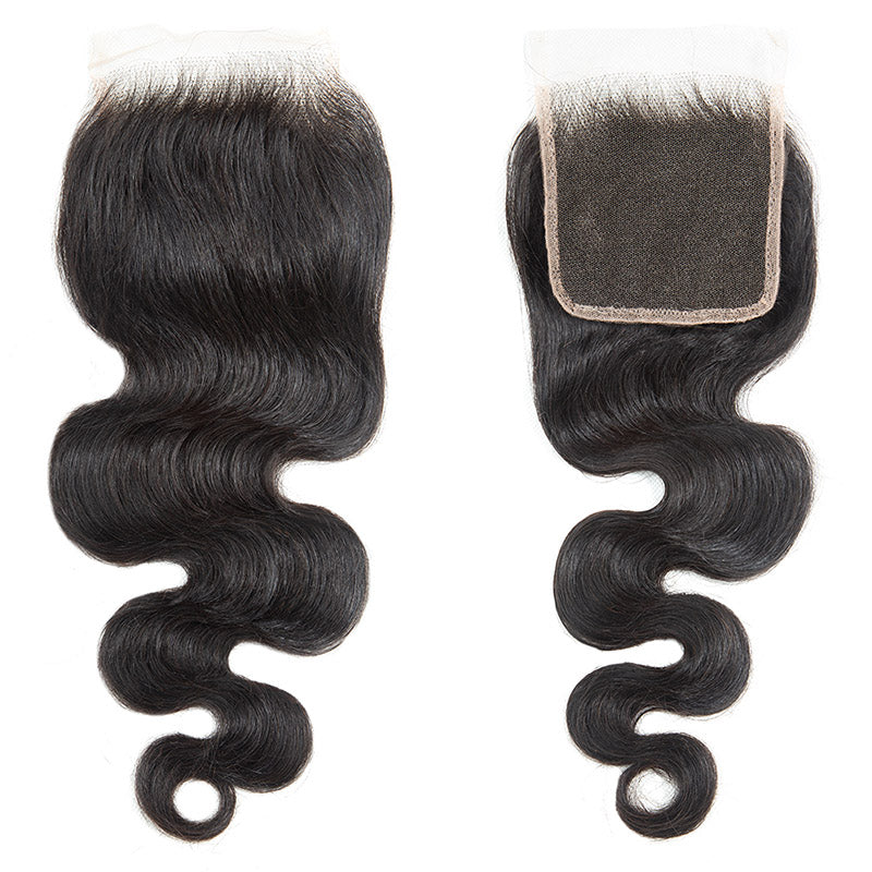 XBL Hair 4x4 HD Lace Closure Body Wave Wave Small Knots Free Part