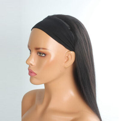 Straight Hair Headband Wig Pretty Hair Glueless Hair Wig
