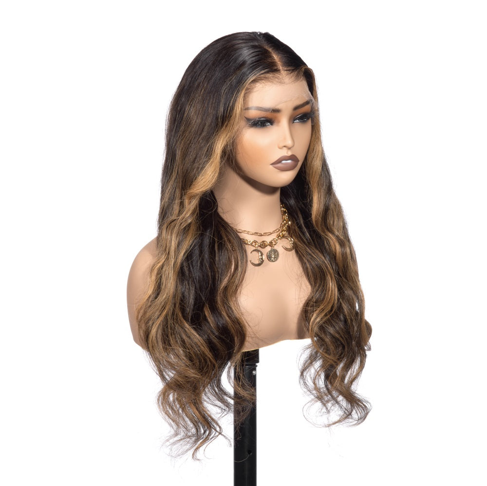 XBLhair Professional Stylist Wig Renny A08 Colored Glueless Ready to Go Wig 5x5/13x4 HD Wig With Small Knots and Preplucked Hairline and Bleached Knots
