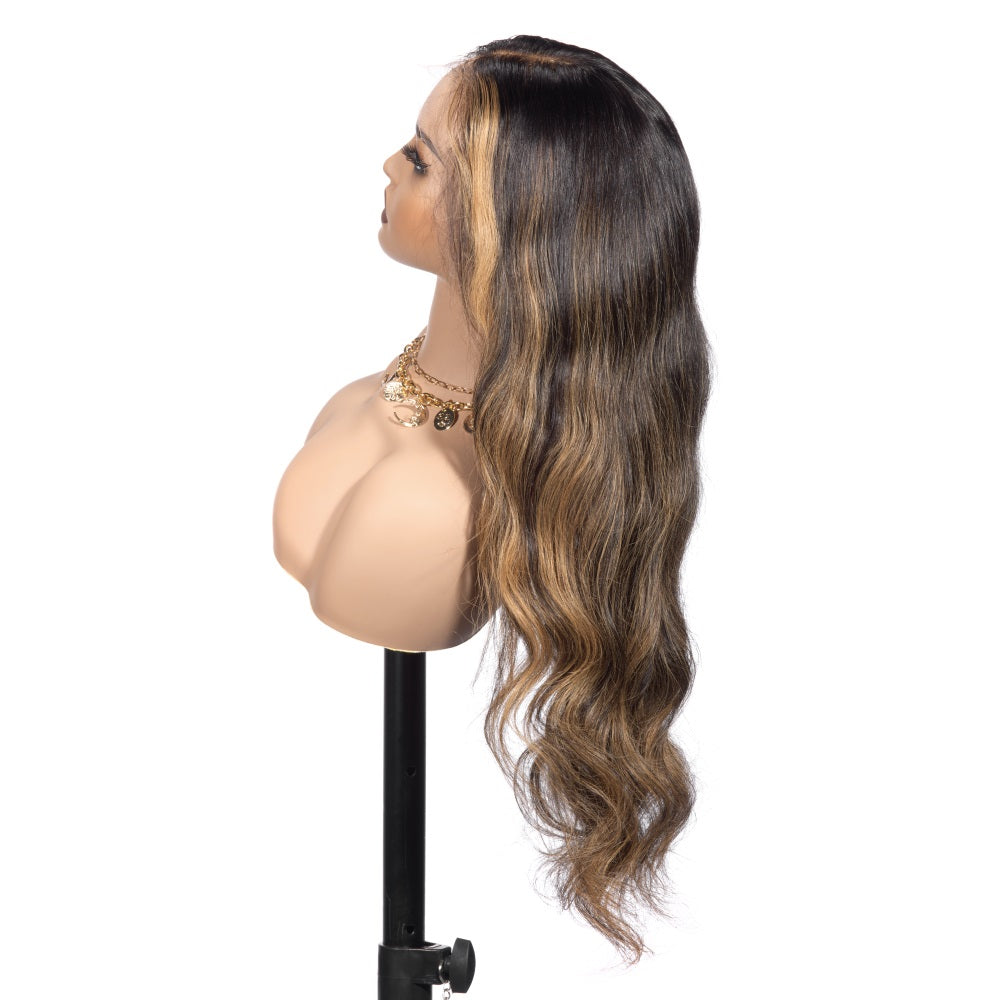 XBLhair Professional Stylist Wig Renny A08 Colored Glueless Ready to Go Wig 5x5/13x4 HD Wig With Small Knots and Preplucked Hairline and Bleached Knots