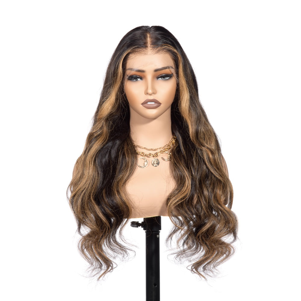XBLhair Professional Stylist Wig Renny A08 Colored Glueless Ready to Go Wig 5x5/13x4 HD Wig With Small Knots and Preplucked Hairline and Bleached Knots