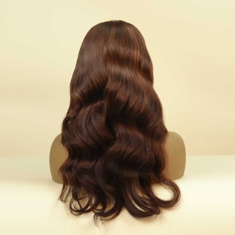 Highlight Colored Wig A11 Colored Glueless Ready to Go Wig 5x5 HD Wig Preplucked Hairline Bleached Small Knots