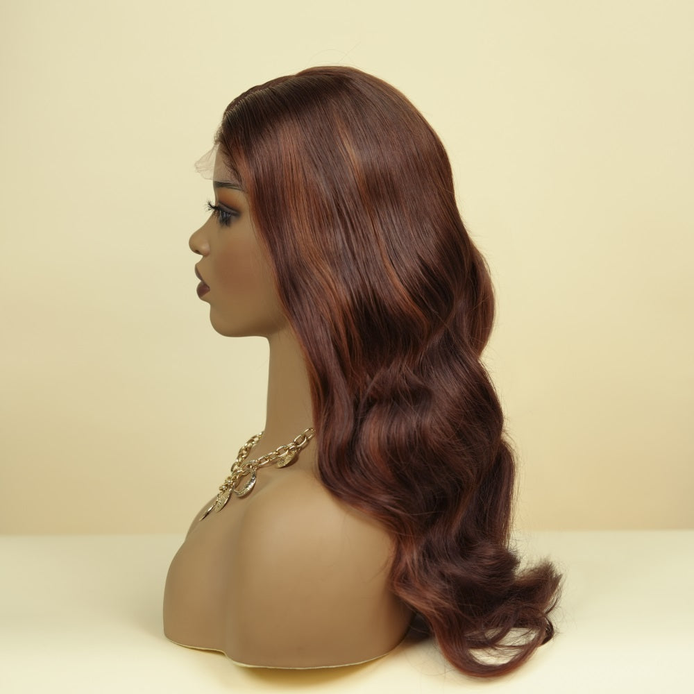 Highlight Colored Wig A11 Colored Glueless Ready to Go Wig 5x5 HD Wig Preplucked Hairline Bleached Small Knots
