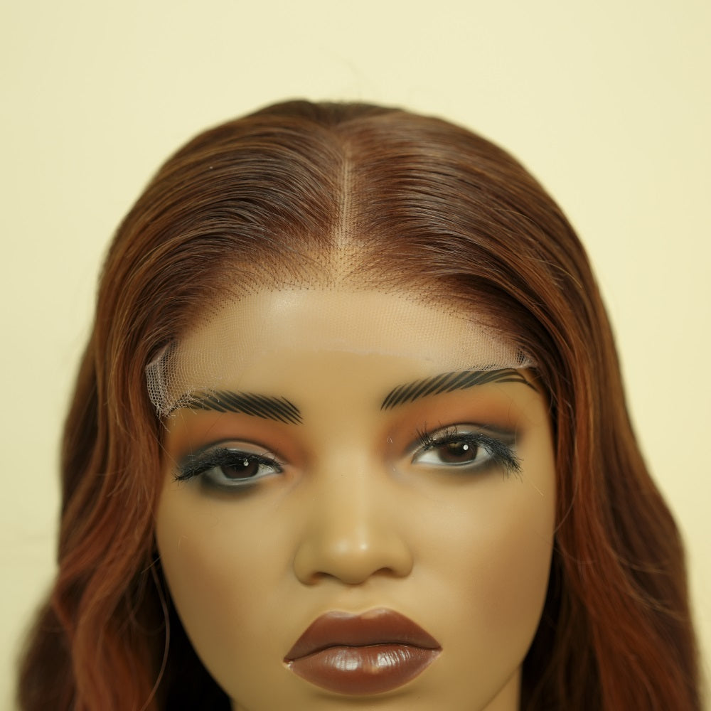 Highlight Colored Wig A11 Colored Glueless Ready to Go Wig 5x5 HD Wig Preplucked Hairline Bleached Small Knots