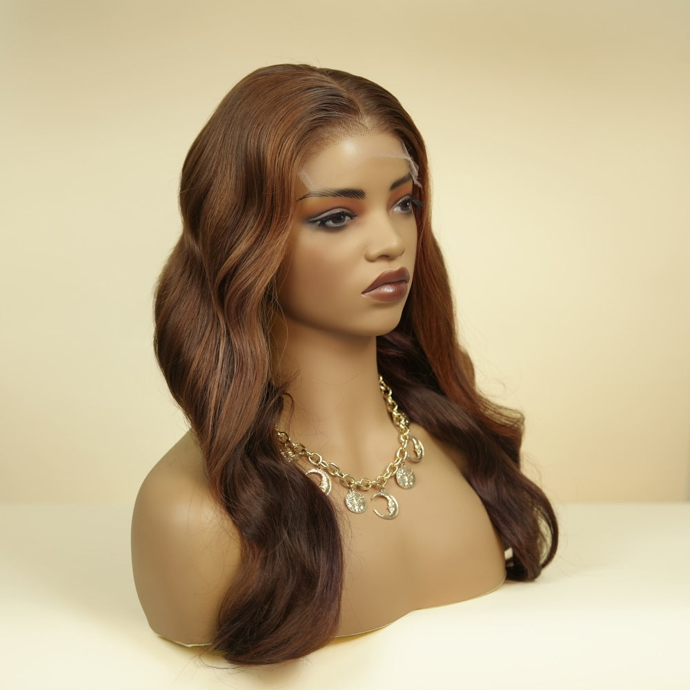 Highlight Colored Wig A11 Colored Glueless Ready to Go Wig 5x5 HD Wig Preplucked Hairline Bleached Small Knots