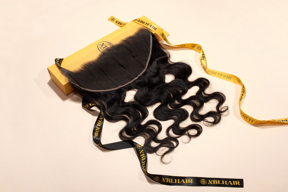 XBL Hair 13x6 HD Lace Frontal Body Wave Small Knots Pre-plucked Hairline