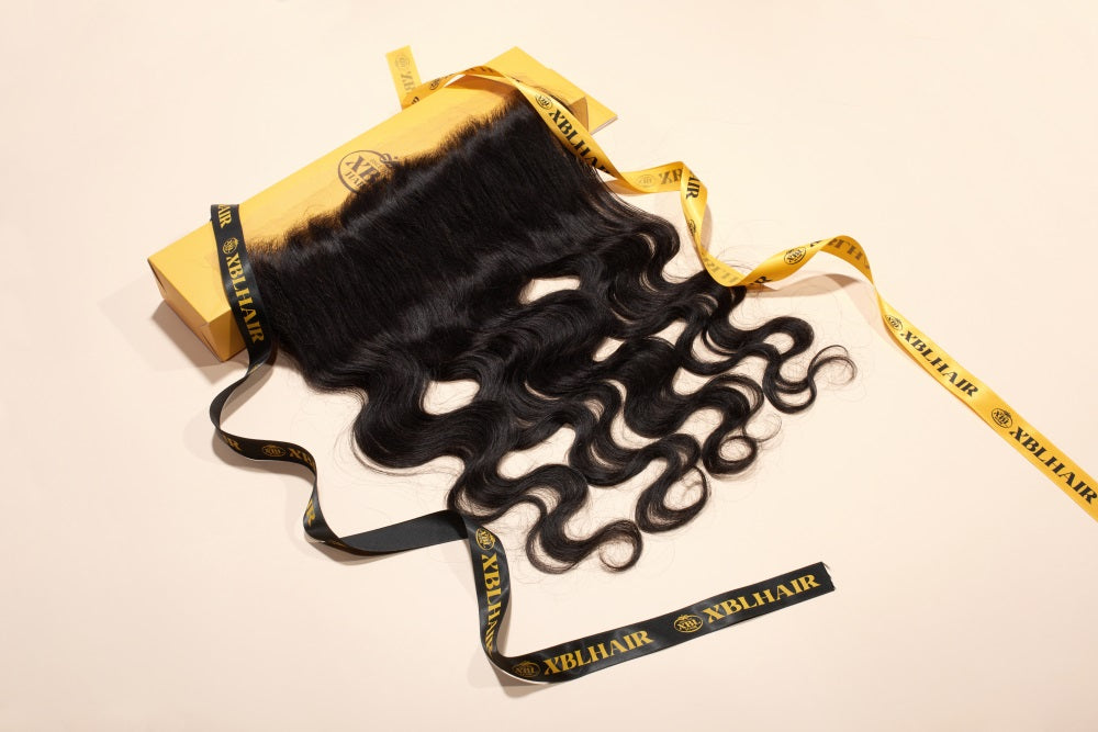 XBL Hair 13x6 HD Lace Frontal Body Wave Small Knots Pre-plucked Hairline