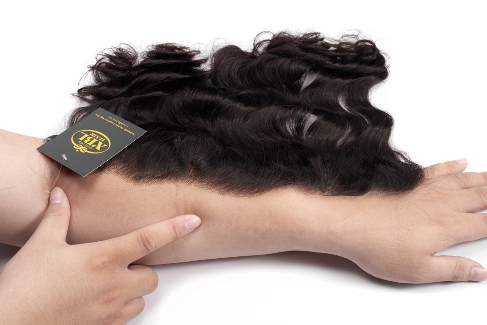 XBL Hair 13x4 HD Lace Frontal Body Wave Small Knots Pre-plucked Hairline