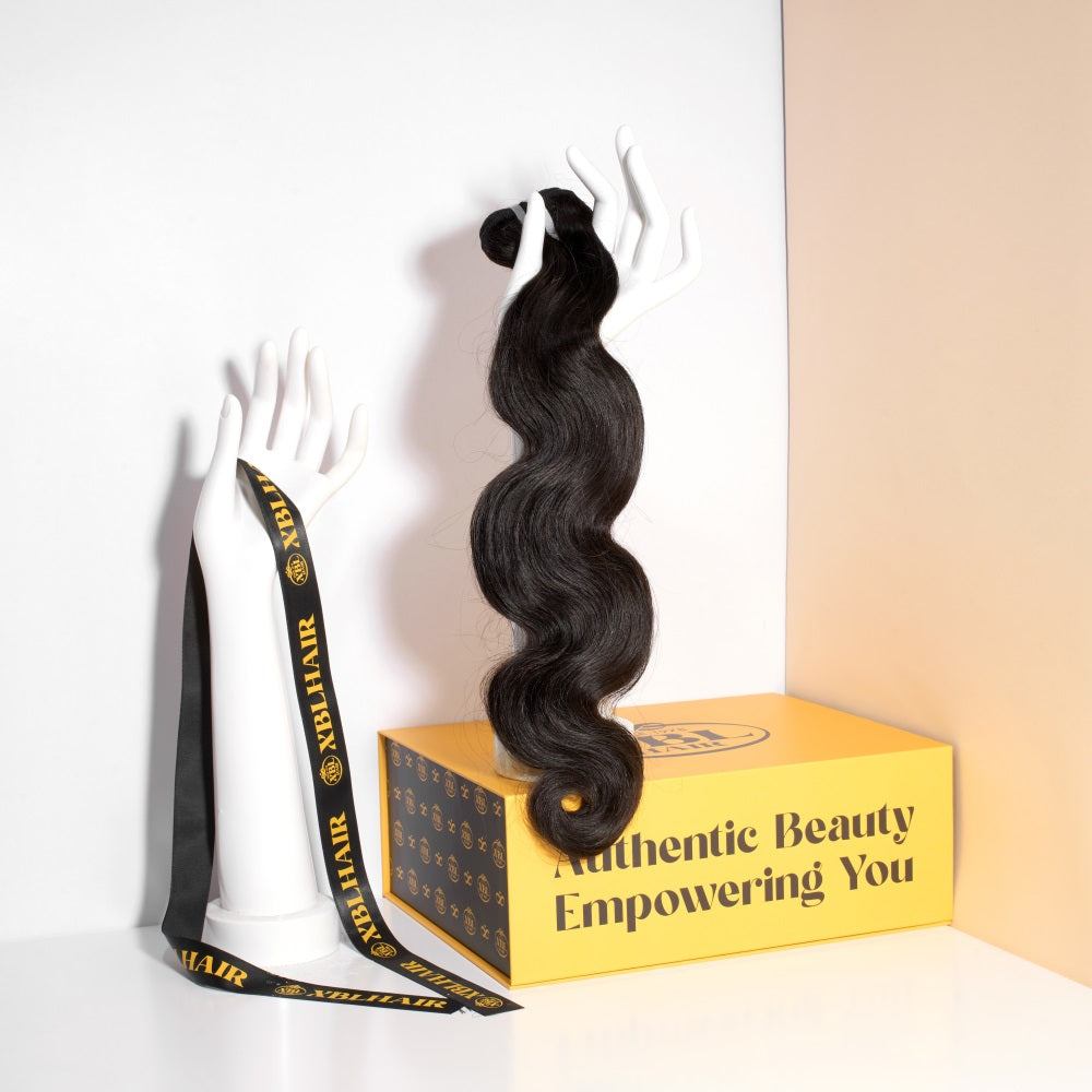 XBLhair Miss Flawless Raw Hair Body Wave Virgin Remy Human Hair Extensions Indian Hair