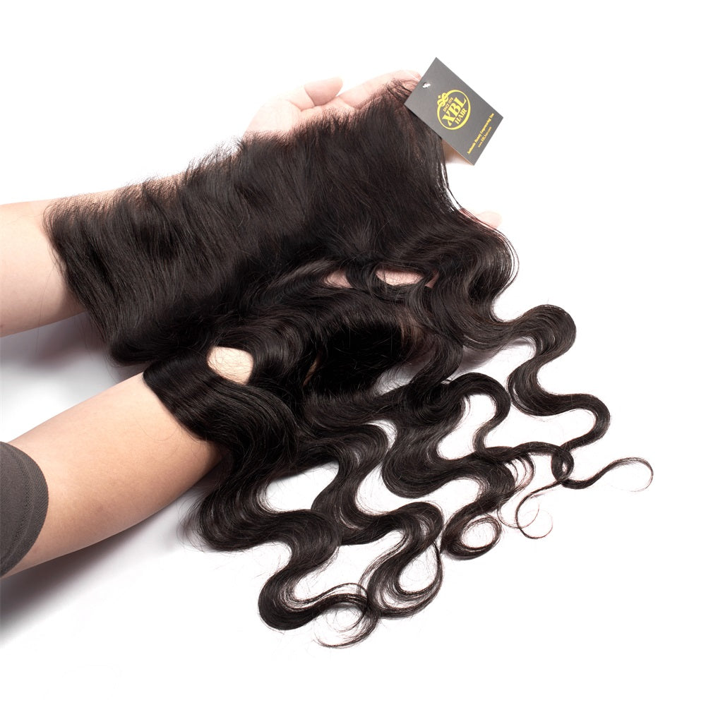 XBL Hair 13x6 HD Lace Frontal Body Wave Small Knots Pre-plucked Hairline