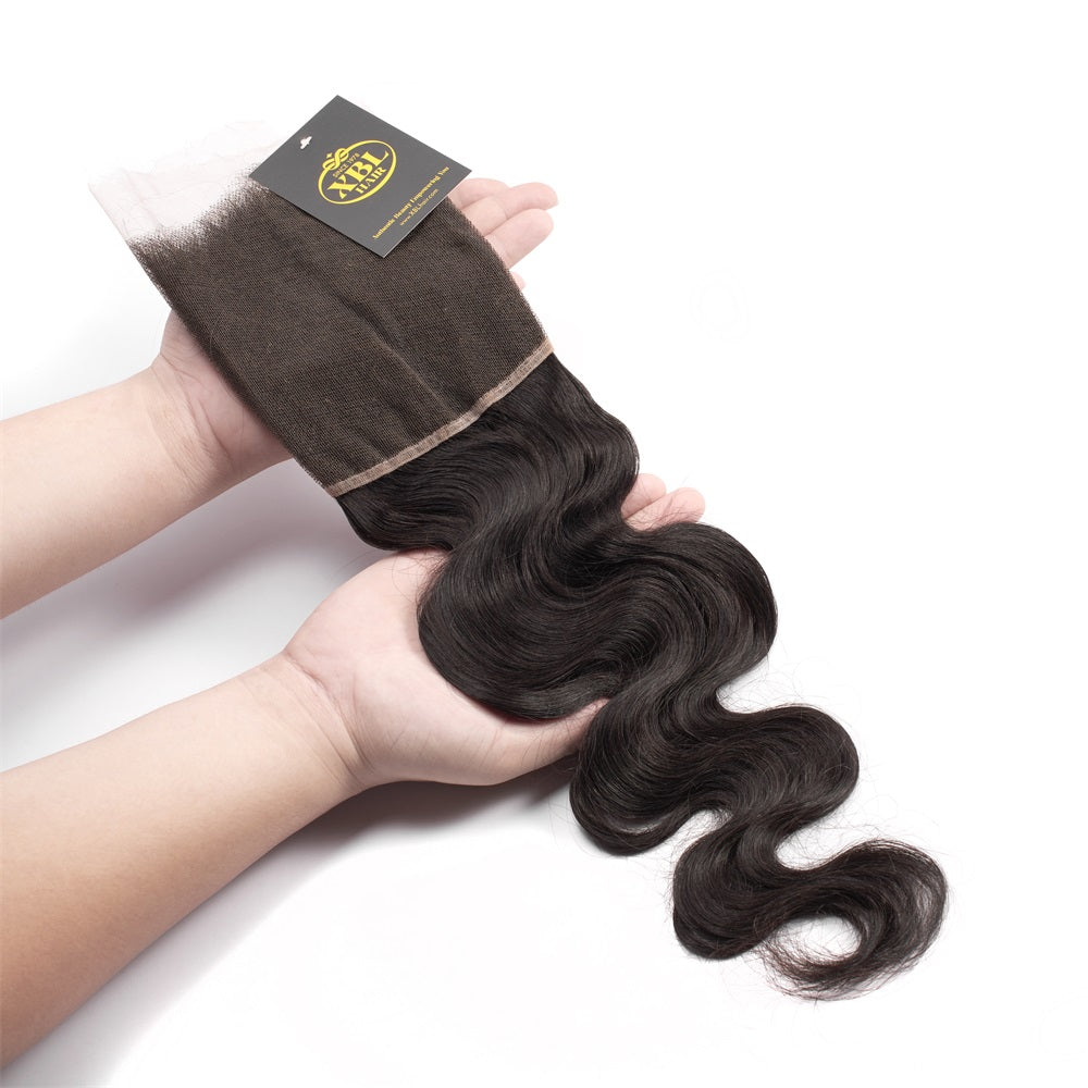 XBL Hair 13x6 HD Lace Frontal Body Wave Small Knots Pre-plucked Hairline