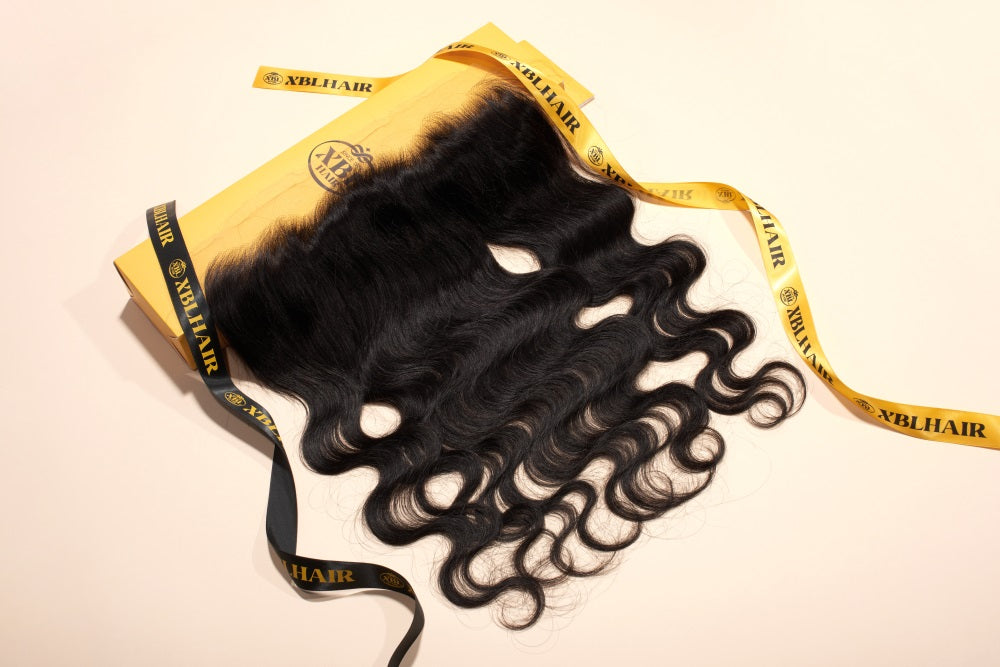XBL Hair Miss Lovely 13x4 HD Lace Frontal Body Wave Small Knots