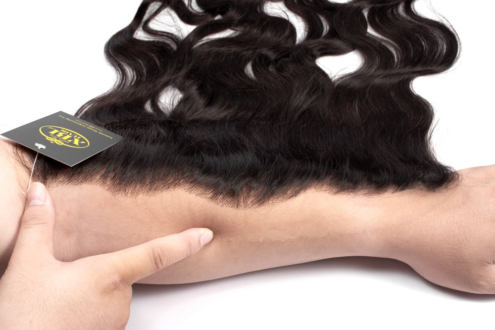 XBL Hair 13x6 HD Lace Frontal Body Wave Small Knots Pre-plucked Hairline