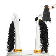 XBLhair Miss Lovely Mink Hair 3 bundles deal Curly Wave