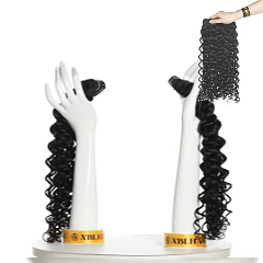 XBLhair Miss Lovely Mink Hair Top Selling 3 bundles deal Jerry curl