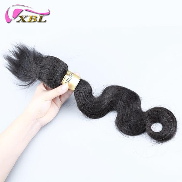 XBLhair Miss Flawless Raw Hair Braid in Bundle Body Wave Virgin Brazilian Hair
