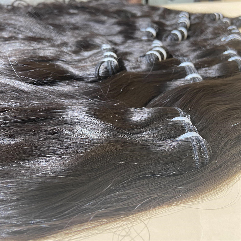 XBLhair Miss Attractive Raw Natural Inborn Wavy Hair Extensions 3 Bundles Deals Natural Wave Human Hair