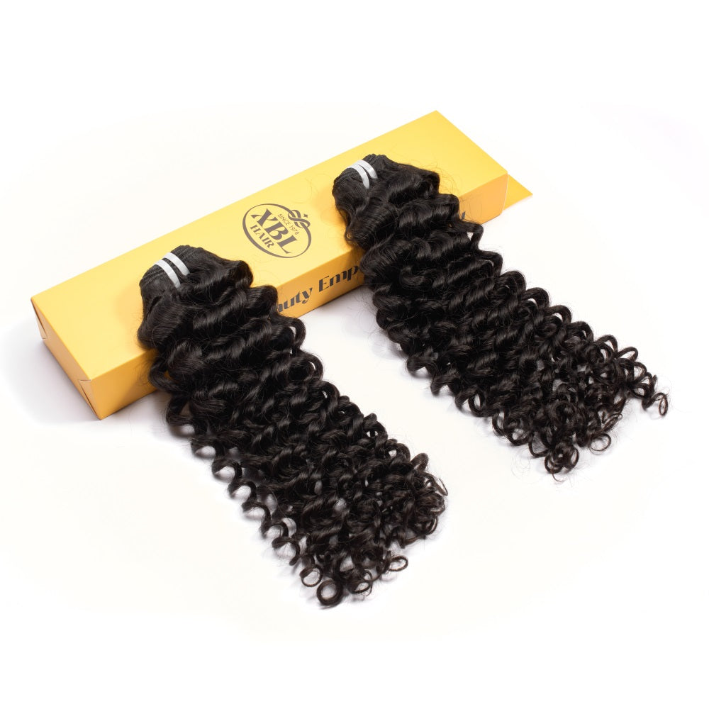 XBLhair Miss Flawless Raw Hair Premium One Donor 3 Bundle Deal Jerry curl