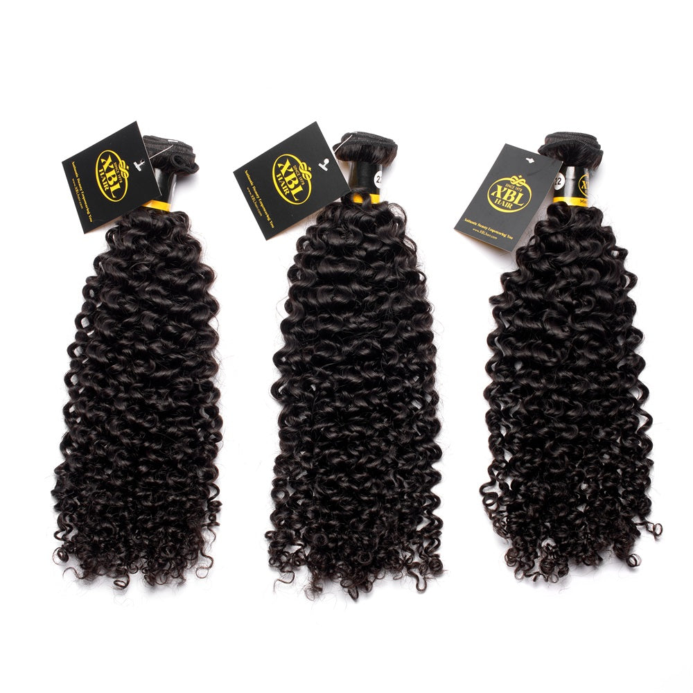 XBLhair Miss Lovely Mink Hair Curly Unprocessed Original Brazilian Human Hair