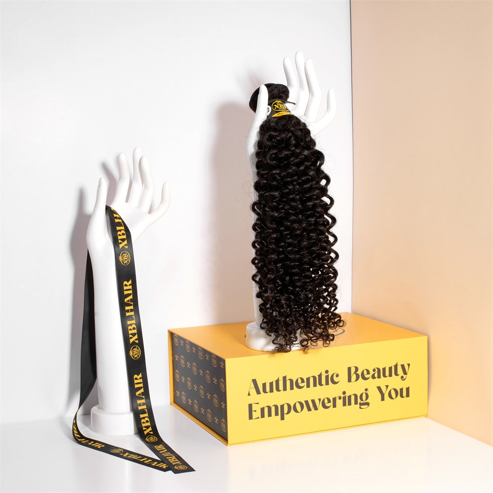 XBLhair Miss Lovely Mink Hair Curly Unprocessed Original Brazilian Human Hair
