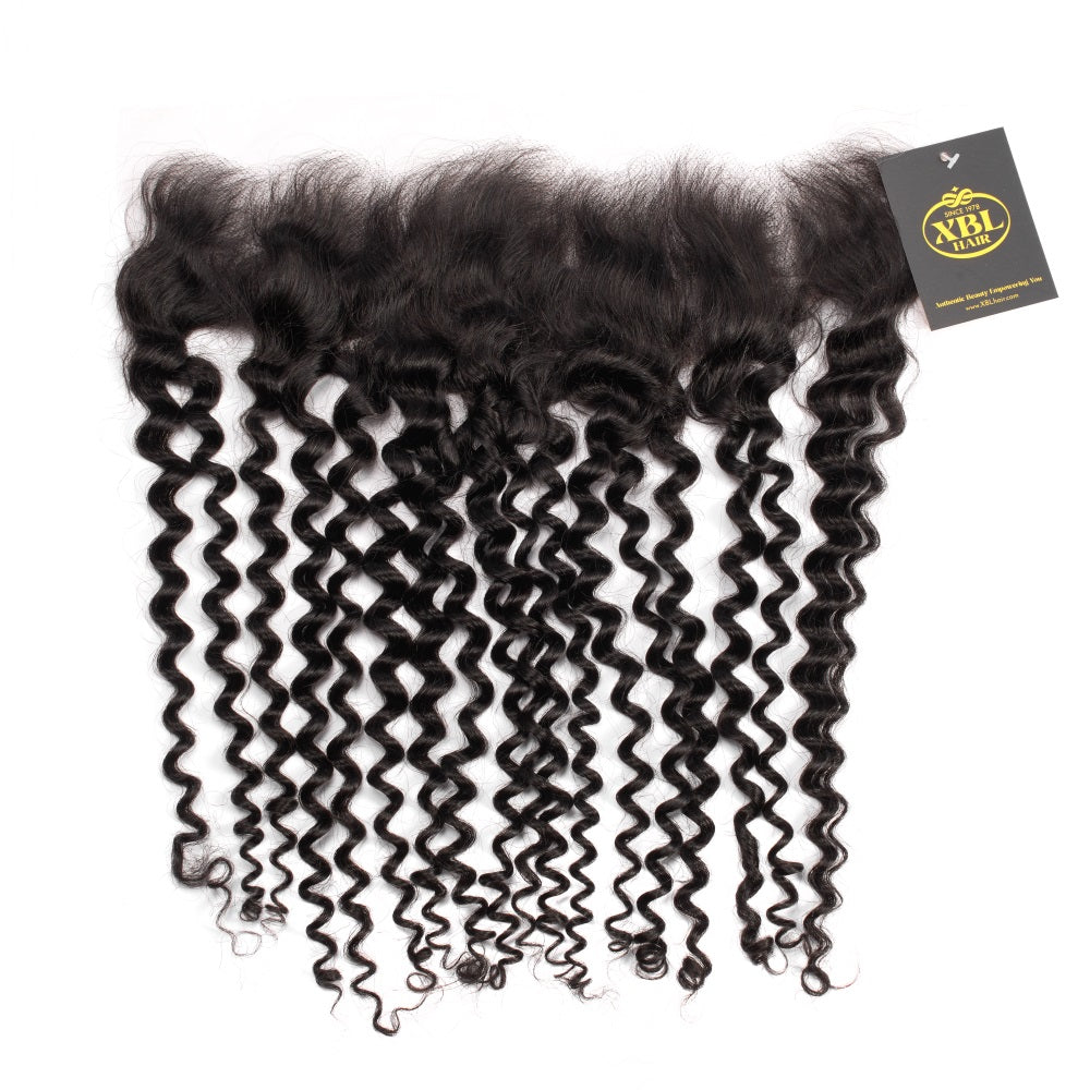 XBL Hair Miss Lovely 13x4 HD Lace Frontal Curly Small Knots