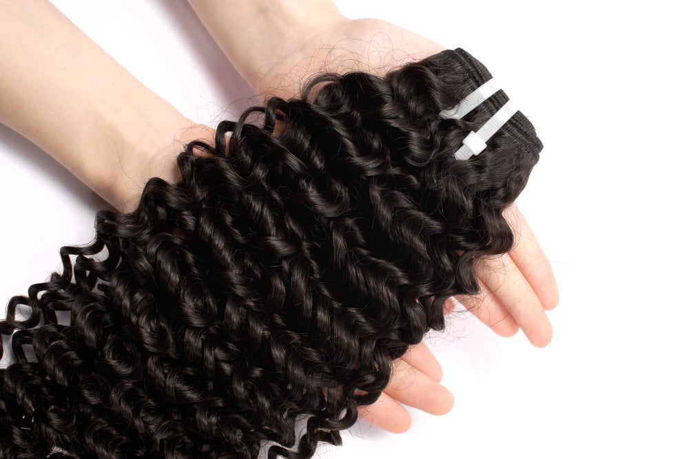 XBLhair Miss Flawless Raw Hair Premium One Donor 3 Bundle Deal Curly Wave