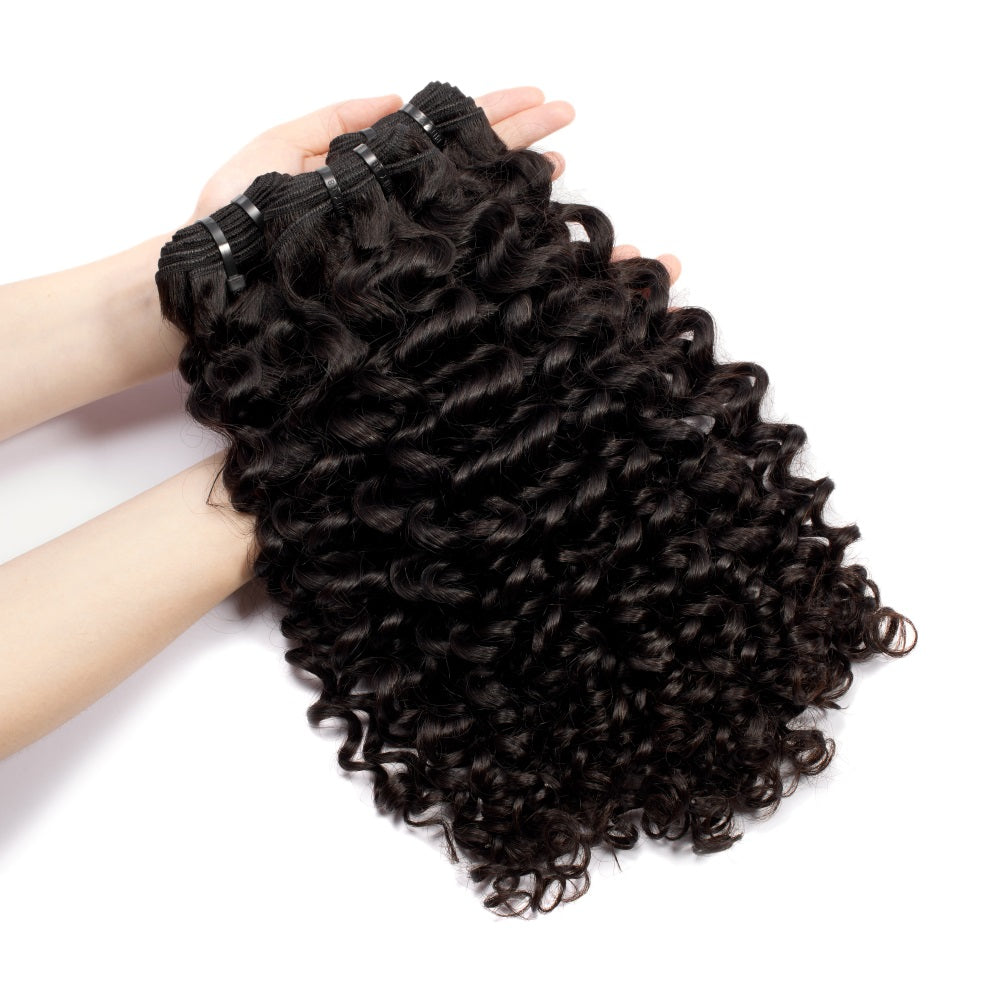 XBLhair Miss Lovely Mink Hair Top Selling 3 bundles deal Jerry curl