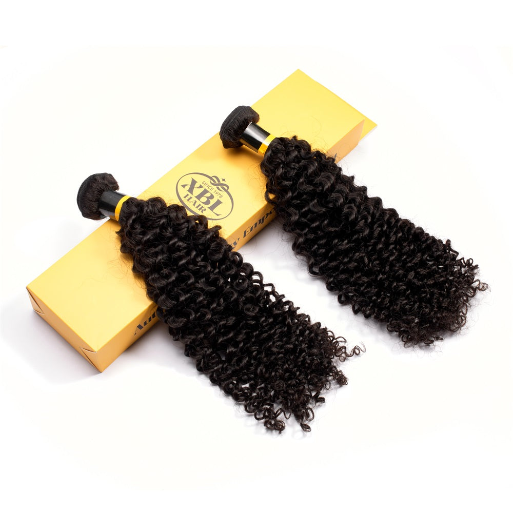 XBLhair Miss Lovely Mink Hair 3 bundles deal Curly Wave