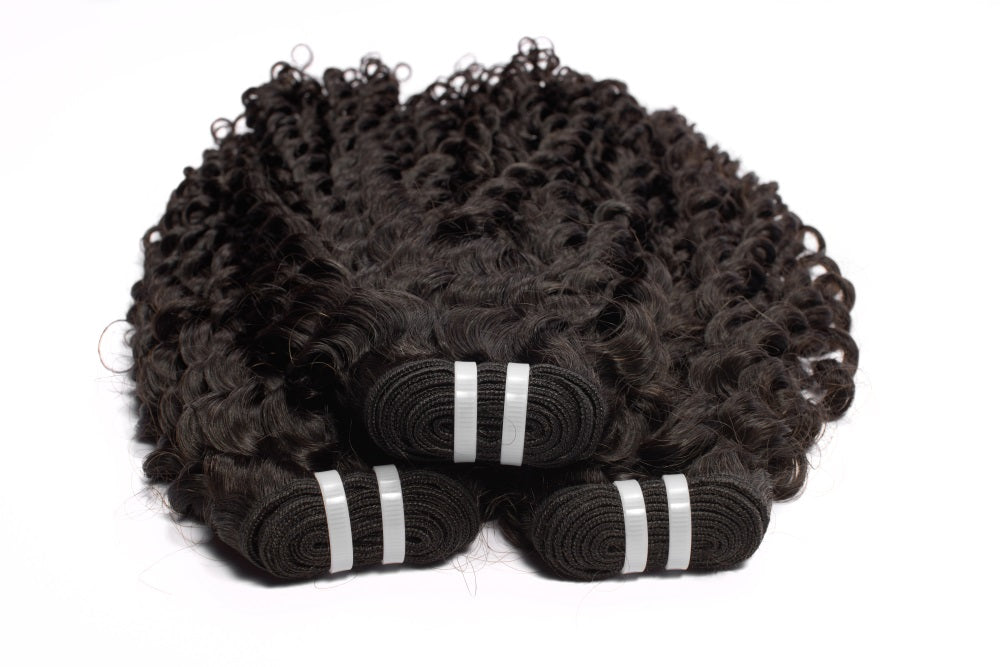 XBLhair Miss Flawless Raw Hair Premium One Donor 3 Bundle Deal Curly Wave