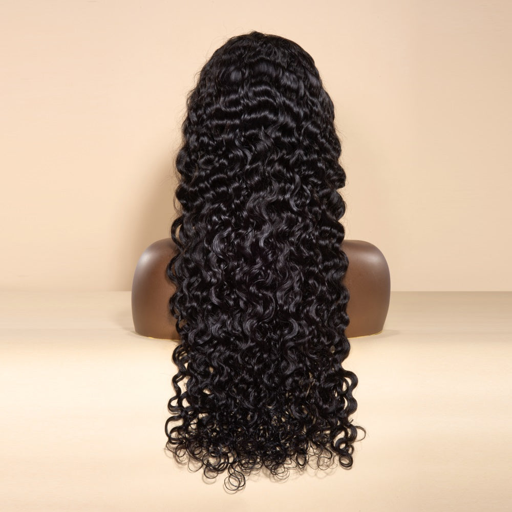 XBLHair Water Wave Wig 13x4/13x6 HD Full Frontal Bleached Small Knots Wig 100% Human Hair Wig