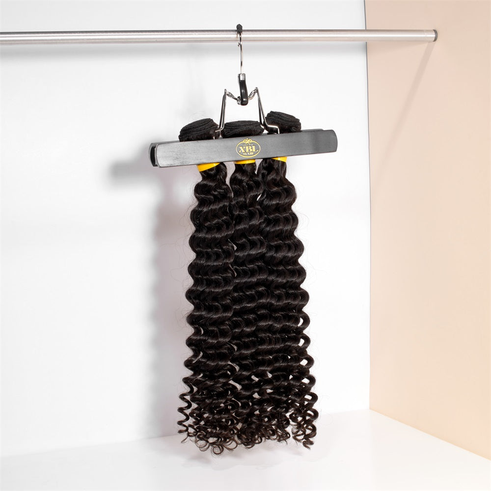 XBLhair Miss Lovely Mink Hair Top Selling 3 bundles deal Deep Wave