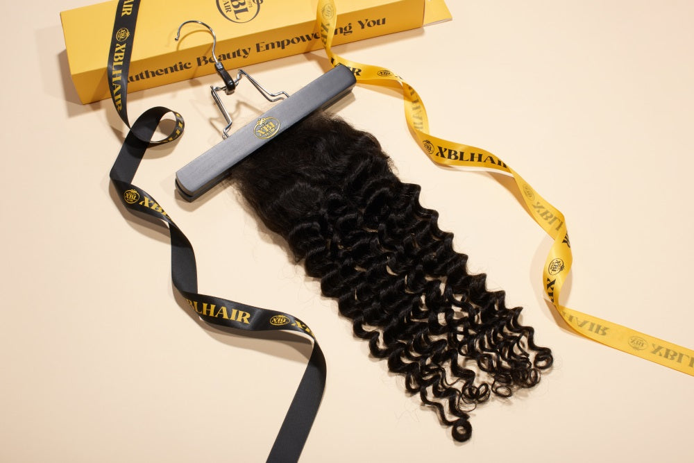 XBL Hair Miss Lovely 13x4 HD Lace Frontal Deep Wave Small Knots Pre-plucked Hairline