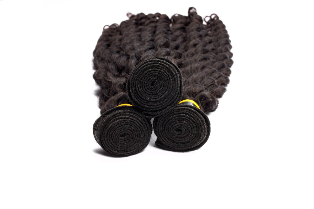 XBLhair Miss Lovely Mink Hair 3 bundles deal Deep Wave