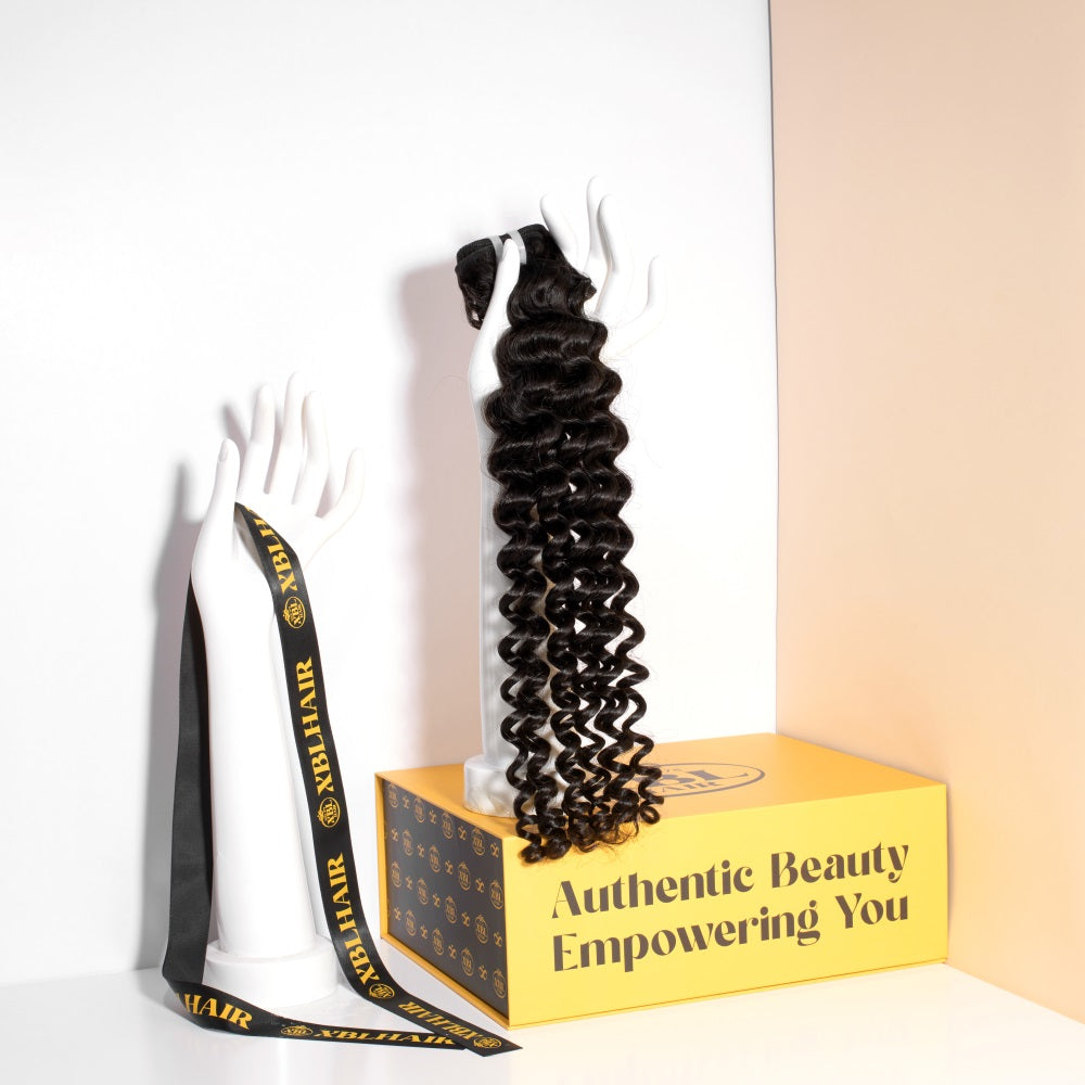 XBLhair Miss Flawless Brazilian Raw Hair  Deep Wave Best Seller Virgin Human Hair
